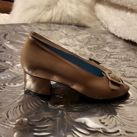 Thierry rabotin-appa pewter b made in Italy the softest buttery leather sz.35.5 - Picture 3 of 9